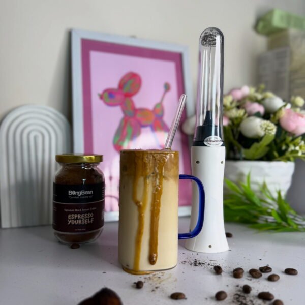 Signature Black Instant Coffee & Rechargeable Coffee Foamer Combo - Image 5