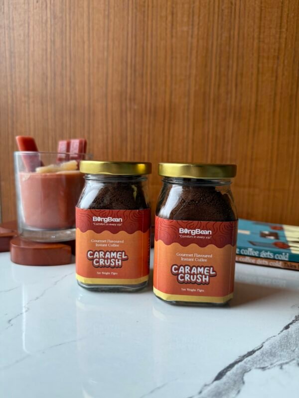 Caramel Crush Gourmet Flavoured Instant Black Coffee - Image 2