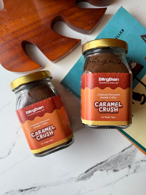Caramel Crush Gourmet Flavoured Instant Black Coffee