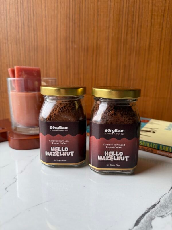 Hello Hazelnut Gourmet Flavoured Instant Black Coffee - Image 3