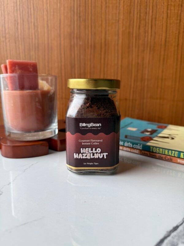 Hello Hazelnut Gourmet Flavoured Instant Black Coffee