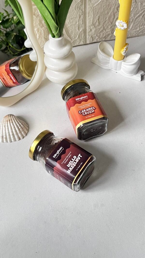 Caramel Crush & Hello Hazelnut Flavoured Instant Coffee Combo - Image 3