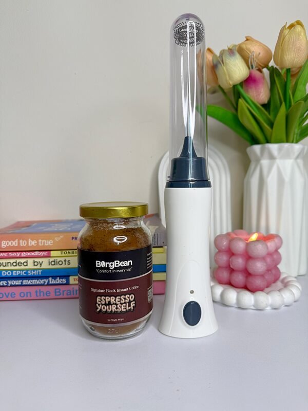Signature Black Instant Coffee & Rechargeable Coffee Foamer Combo