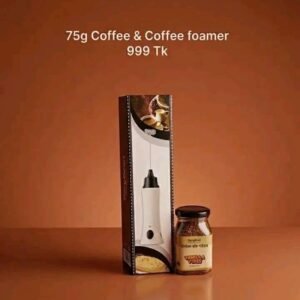 Vanilla Vibes Gourmet Flavoured Instant Black Coffee & Coffee foamer combo