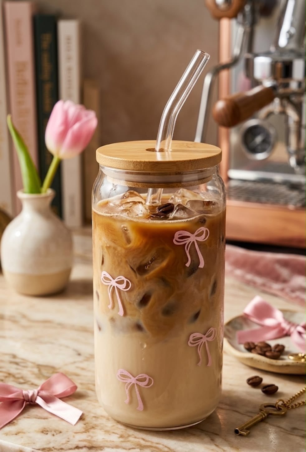 Bongbean pookie glass jar